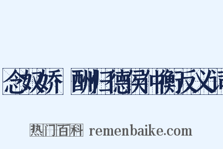 念奴娇·酬归德侯仲衡反义词是什么意思的图片